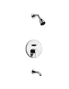 Compacta Juego Monocomando para Bañera y Ducha Cromo – FV 0106/M4-CR